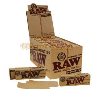Raw Geperforeerde Gummed Filtertips