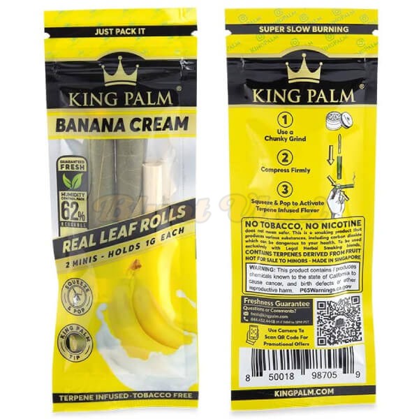 King Palm Wrap Banana Cream
