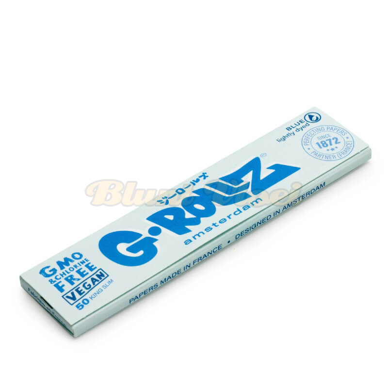 G-Rollz Kingsize Slim Vloei Blauw - Afbeelding 3